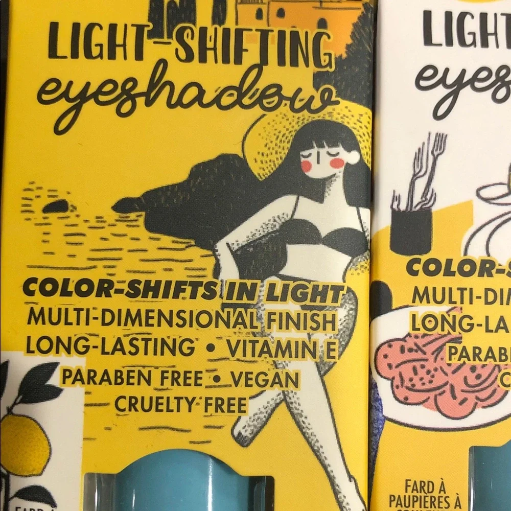 2pack Pink Olive and Teal Purple duochrome light shifting‎ eyeshadows brand new